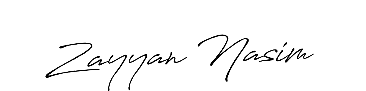 How to Draw Zayyan Nasim signature style? Antro_Vectra_Bolder is a latest design signature styles for name Zayyan Nasim. Zayyan Nasim signature style 7 images and pictures png