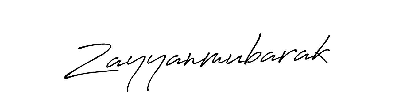 Design your own signature with our free online signature maker. With this signature software, you can create a handwritten (Antro_Vectra_Bolder) signature for name Zayyanmubarak. Zayyanmubarak signature style 7 images and pictures png