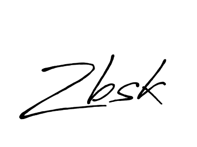 Also we have Zbsk name is the best signature style. Create professional handwritten signature collection using Antro_Vectra_Bolder autograph style. Zbsk signature style 7 images and pictures png
