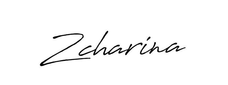if you are searching for the best signature style for your name Zcharina. so please give up your signature search. here we have designed multiple signature styles  using Antro_Vectra_Bolder. Zcharina signature style 7 images and pictures png