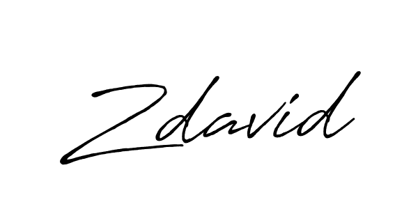 How to make Zdavid signature? Antro_Vectra_Bolder is a professional autograph style. Create handwritten signature for Zdavid name. Zdavid signature style 7 images and pictures png