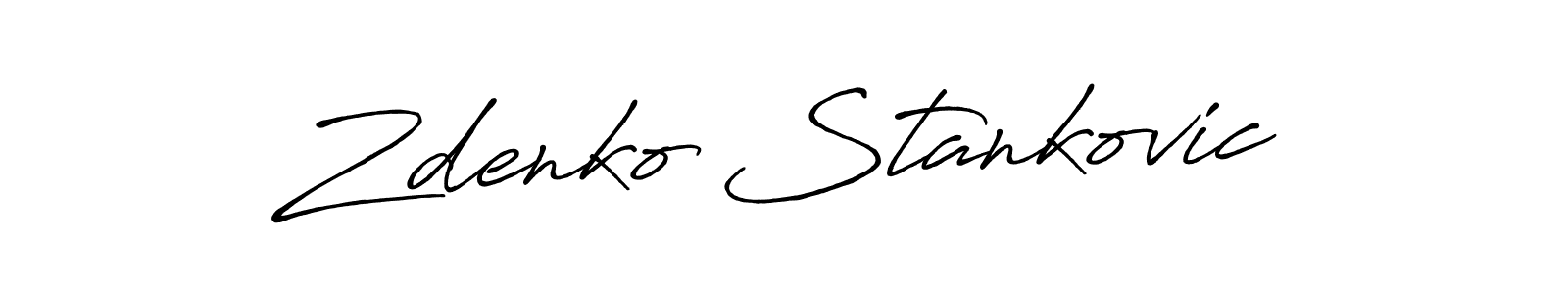 Also You can easily find your signature by using the search form. We will create Zdenko Stankovic name handwritten signature images for you free of cost using Antro_Vectra_Bolder sign style. Zdenko Stankovic signature style 7 images and pictures png