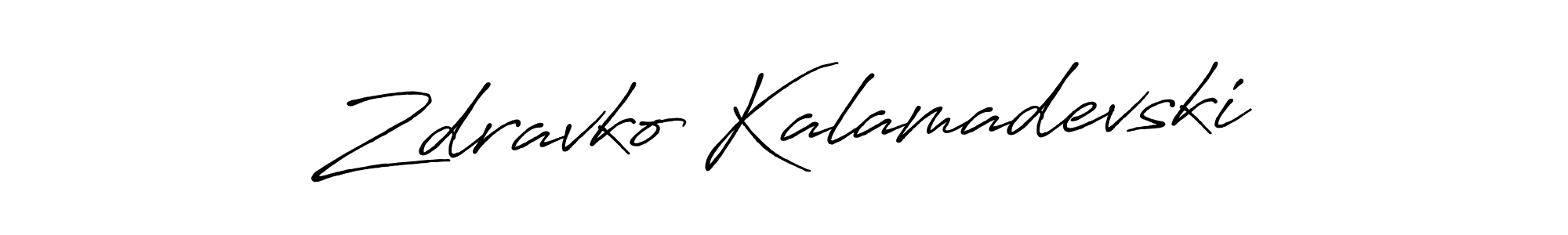 Also we have Zdravko Kalamadevski name is the best signature style. Create professional handwritten signature collection using Antro_Vectra_Bolder autograph style. Zdravko Kalamadevski signature style 7 images and pictures png