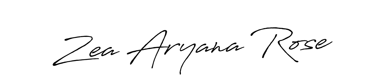 Make a short Zea Aryana Rose signature style. Manage your documents anywhere anytime using Antro_Vectra_Bolder. Create and add eSignatures, submit forms, share and send files easily. Zea Aryana Rose signature style 7 images and pictures png