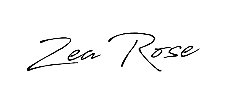 Similarly Antro_Vectra_Bolder is the best handwritten signature design. Signature creator online .You can use it as an online autograph creator for name Zea Rose. Zea Rose signature style 7 images and pictures png