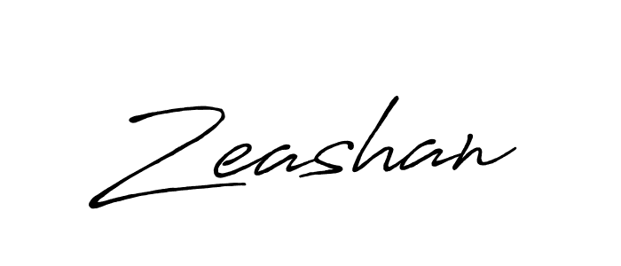 Create a beautiful signature design for name Zeashan. With this signature (Antro_Vectra_Bolder) fonts, you can make a handwritten signature for free. Zeashan signature style 7 images and pictures png