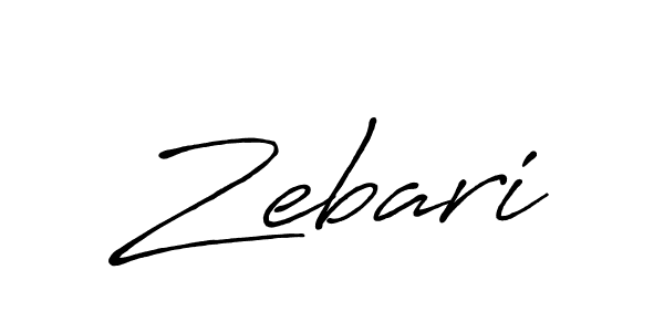 Use a signature maker to create a handwritten signature online. With this signature software, you can design (Antro_Vectra_Bolder) your own signature for name Zebari. Zebari signature style 7 images and pictures png