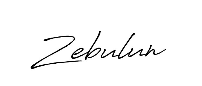 Make a beautiful signature design for name Zebulun. With this signature (Antro_Vectra_Bolder) style, you can create a handwritten signature for free. Zebulun signature style 7 images and pictures png