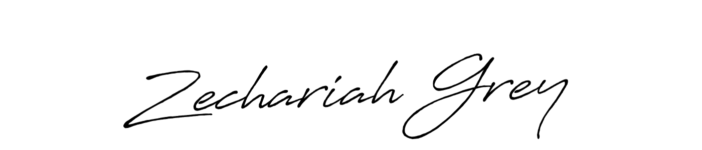 Make a beautiful signature design for name Zechariah Grey. Use this online signature maker to create a handwritten signature for free. Zechariah Grey signature style 7 images and pictures png
