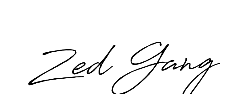How to Draw Zed Gang signature style? Antro_Vectra_Bolder is a latest design signature styles for name Zed Gang. Zed Gang signature style 7 images and pictures png