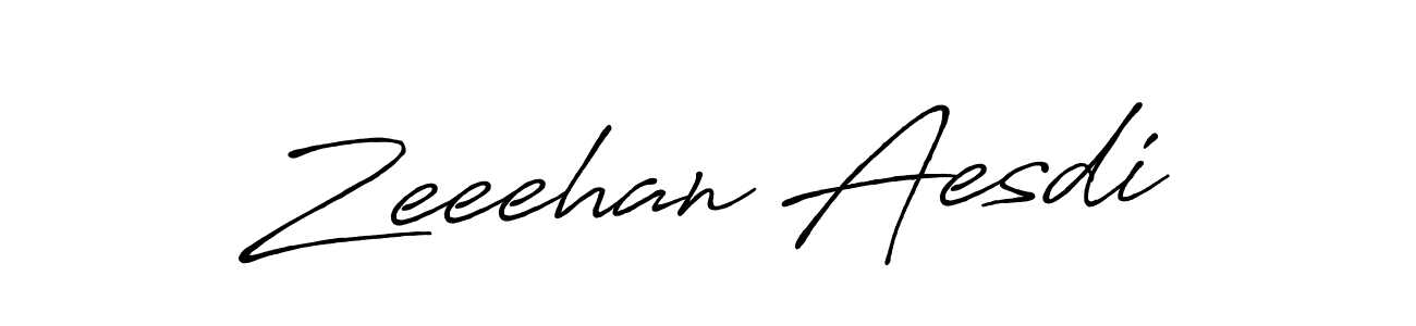 How to make Zeeehan Aesdi signature? Antro_Vectra_Bolder is a professional autograph style. Create handwritten signature for Zeeehan Aesdi name. Zeeehan Aesdi signature style 7 images and pictures png