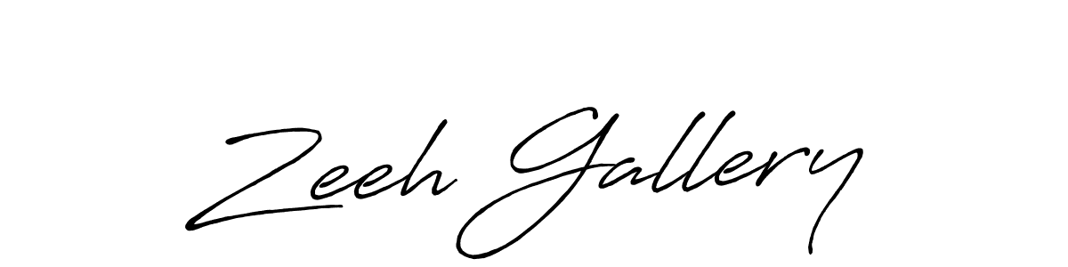 Make a beautiful signature design for name Zeeh Gallery. Use this online signature maker to create a handwritten signature for free. Zeeh Gallery signature style 7 images and pictures png
