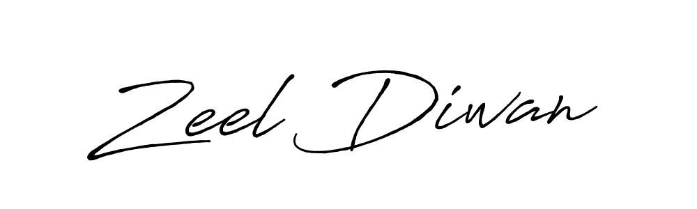 Make a beautiful signature design for name Zeel Diwan. Use this online signature maker to create a handwritten signature for free. Zeel Diwan signature style 7 images and pictures png