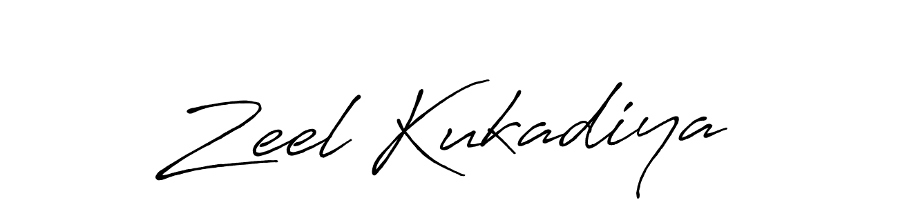 This is the best signature style for the Zeel Kukadiya name. Also you like these signature font (Antro_Vectra_Bolder). Mix name signature. Zeel Kukadiya signature style 7 images and pictures png