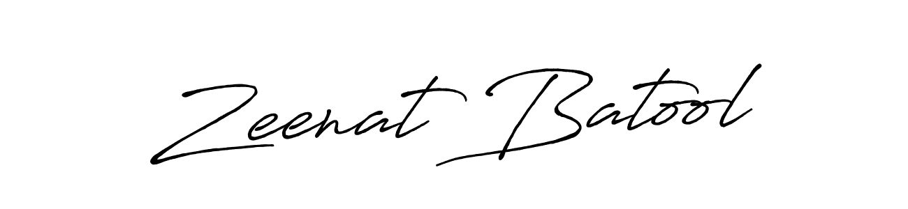 Make a short Zeenat Batool signature style. Manage your documents anywhere anytime using Antro_Vectra_Bolder. Create and add eSignatures, submit forms, share and send files easily. Zeenat Batool signature style 7 images and pictures png