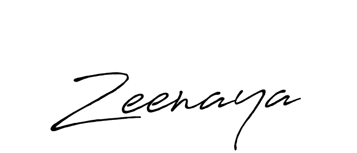 Also we have Zeenaya name is the best signature style. Create professional handwritten signature collection using Antro_Vectra_Bolder autograph style. Zeenaya signature style 7 images and pictures png