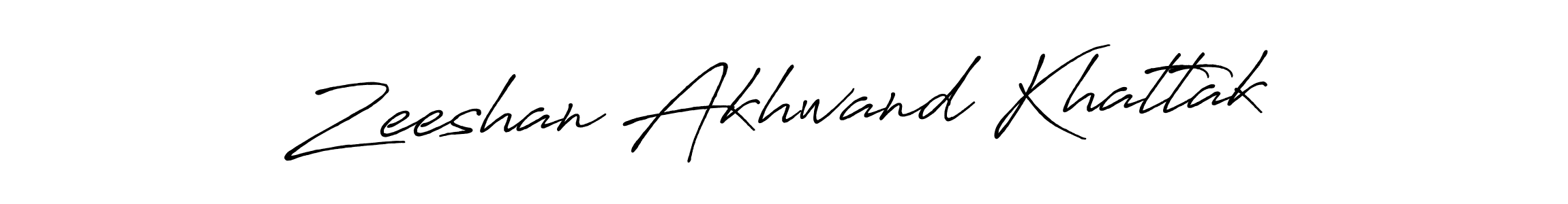 Zeeshan Akhwand Khattak stylish signature style. Best Handwritten Sign (Antro_Vectra_Bolder) for my name. Handwritten Signature Collection Ideas for my name Zeeshan Akhwand Khattak. Zeeshan Akhwand Khattak signature style 7 images and pictures png