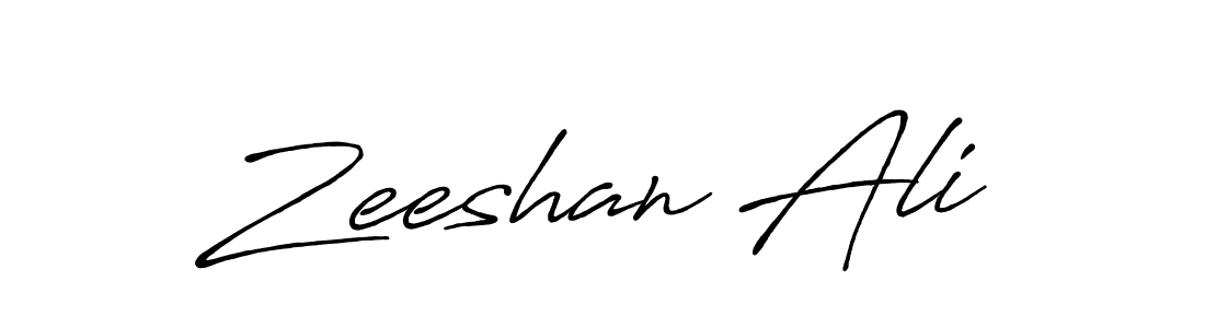 It looks lik you need a new signature style for name Zeeshan Ali. Design unique handwritten (Antro_Vectra_Bolder) signature with our free signature maker in just a few clicks. Zeeshan Ali signature style 7 images and pictures png