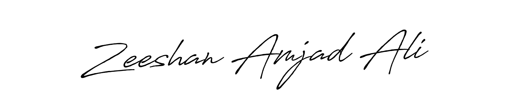 Also You can easily find your signature by using the search form. We will create Zeeshan Amjad Ali name handwritten signature images for you free of cost using Antro_Vectra_Bolder sign style. Zeeshan Amjad Ali signature style 7 images and pictures png