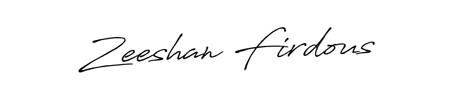 Similarly Antro_Vectra_Bolder is the best handwritten signature design. Signature creator online .You can use it as an online autograph creator for name Zeeshan Firdous. Zeeshan Firdous signature style 7 images and pictures png