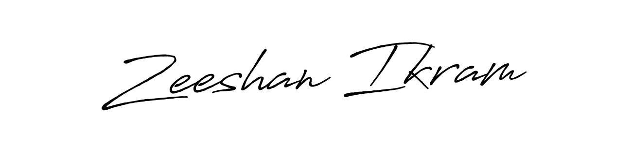 Make a beautiful signature design for name Zeeshan Ikram. Use this online signature maker to create a handwritten signature for free. Zeeshan Ikram signature style 7 images and pictures png