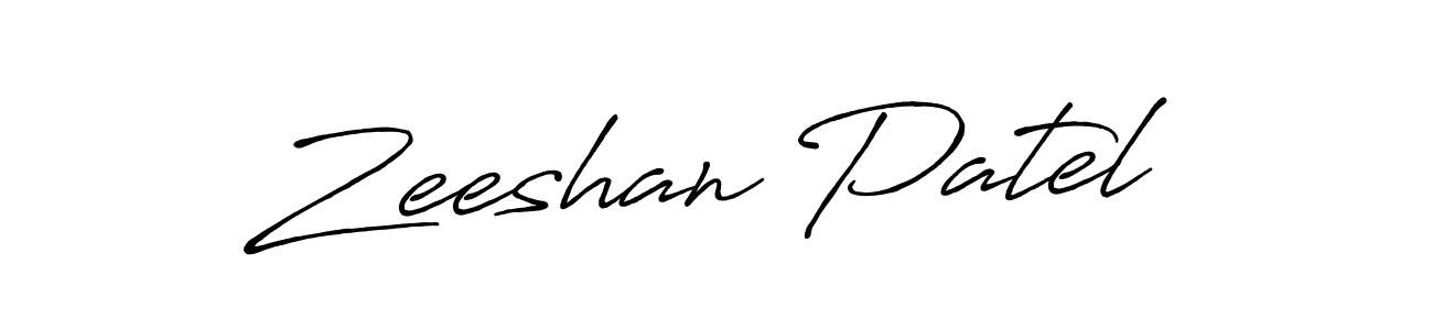 Similarly Antro_Vectra_Bolder is the best handwritten signature design. Signature creator online .You can use it as an online autograph creator for name Zeeshan Patel. Zeeshan Patel signature style 7 images and pictures png