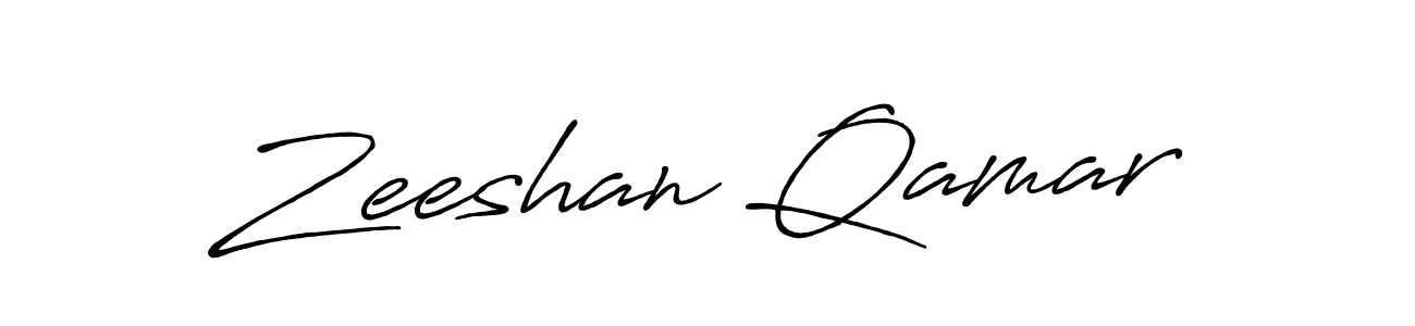 Also You can easily find your signature by using the search form. We will create Zeeshan Qamar name handwritten signature images for you free of cost using Antro_Vectra_Bolder sign style. Zeeshan Qamar signature style 7 images and pictures png