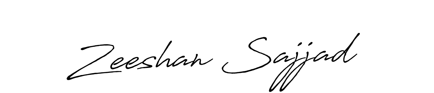 Also You can easily find your signature by using the search form. We will create Zeeshan Sajjad name handwritten signature images for you free of cost using Antro_Vectra_Bolder sign style. Zeeshan Sajjad signature style 7 images and pictures png