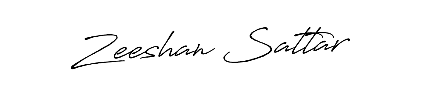 It looks lik you need a new signature style for name Zeeshan Sattar. Design unique handwritten (Antro_Vectra_Bolder) signature with our free signature maker in just a few clicks. Zeeshan Sattar signature style 7 images and pictures png