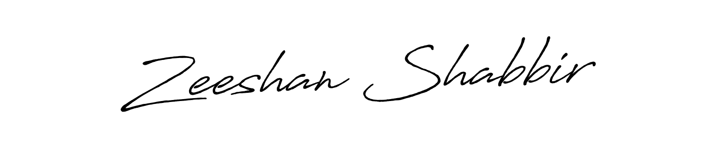 if you are searching for the best signature style for your name Zeeshan Shabbir. so please give up your signature search. here we have designed multiple signature styles  using Antro_Vectra_Bolder. Zeeshan Shabbir signature style 7 images and pictures png