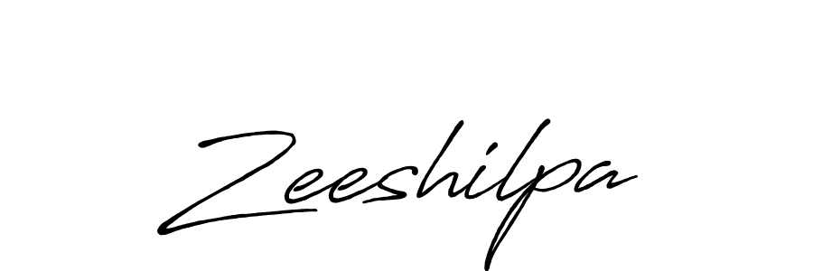 Create a beautiful signature design for name Zeeshilpa. With this signature (Antro_Vectra_Bolder) fonts, you can make a handwritten signature for free. Zeeshilpa signature style 7 images and pictures png