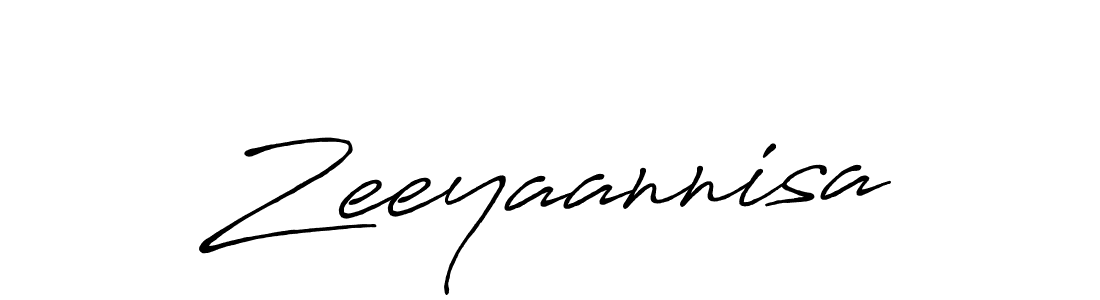 Zeeyaannisa stylish signature style. Best Handwritten Sign (Antro_Vectra_Bolder) for my name. Handwritten Signature Collection Ideas for my name Zeeyaannisa. Zeeyaannisa signature style 7 images and pictures png