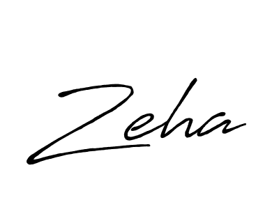 Also we have Zeha name is the best signature style. Create professional handwritten signature collection using Antro_Vectra_Bolder autograph style. Zeha signature style 7 images and pictures png