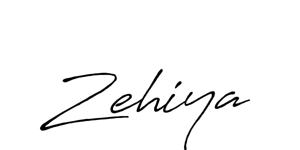 Create a beautiful signature design for name Zehiya. With this signature (Antro_Vectra_Bolder) fonts, you can make a handwritten signature for free. Zehiya signature style 7 images and pictures png