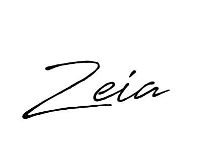 Create a beautiful signature design for name Zeia. With this signature (Antro_Vectra_Bolder) fonts, you can make a handwritten signature for free. Zeia signature style 7 images and pictures png