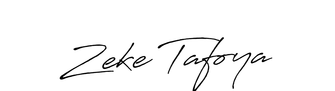 Also we have Zeke Tafoya name is the best signature style. Create professional handwritten signature collection using Antro_Vectra_Bolder autograph style. Zeke Tafoya signature style 7 images and pictures png