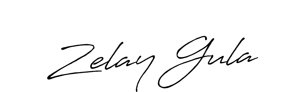 It looks lik you need a new signature style for name Zelay Gula. Design unique handwritten (Antro_Vectra_Bolder) signature with our free signature maker in just a few clicks. Zelay Gula signature style 7 images and pictures png