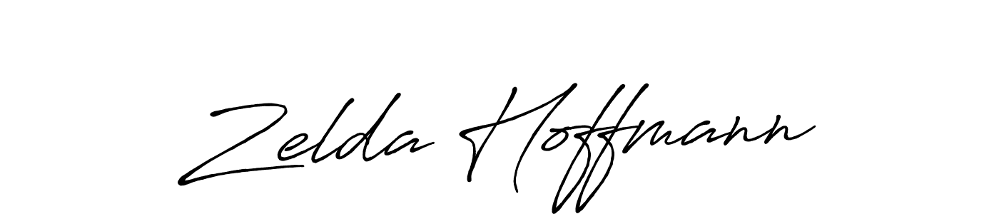 Zelda Hoffmann stylish signature style. Best Handwritten Sign (Antro_Vectra_Bolder) for my name. Handwritten Signature Collection Ideas for my name Zelda Hoffmann. Zelda Hoffmann signature style 7 images and pictures png