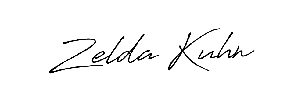 Also You can easily find your signature by using the search form. We will create Zelda Kuhn name handwritten signature images for you free of cost using Antro_Vectra_Bolder sign style. Zelda Kuhn signature style 7 images and pictures png