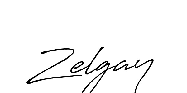 How to make Zelgay name signature. Use Antro_Vectra_Bolder style for creating short signs online. This is the latest handwritten sign. Zelgay signature style 7 images and pictures png