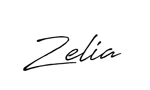 How to make Zelia name signature. Use Antro_Vectra_Bolder style for creating short signs online. This is the latest handwritten sign. Zelia signature style 7 images and pictures png