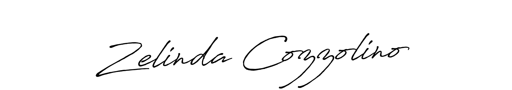 How to make Zelinda Cozzolino signature? Antro_Vectra_Bolder is a professional autograph style. Create handwritten signature for Zelinda Cozzolino name. Zelinda Cozzolino signature style 7 images and pictures png