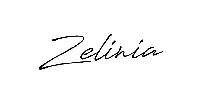 Design your own signature with our free online signature maker. With this signature software, you can create a handwritten (Antro_Vectra_Bolder) signature for name Zelinia. Zelinia signature style 7 images and pictures png