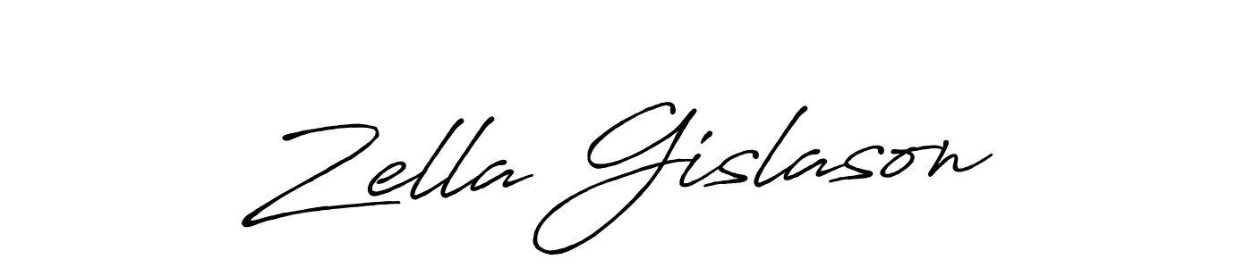 It looks lik you need a new signature style for name Zella Gislason. Design unique handwritten (Antro_Vectra_Bolder) signature with our free signature maker in just a few clicks. Zella Gislason signature style 7 images and pictures png