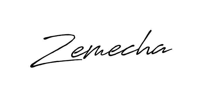 Also we have Zemecha name is the best signature style. Create professional handwritten signature collection using Antro_Vectra_Bolder autograph style. Zemecha signature style 7 images and pictures png