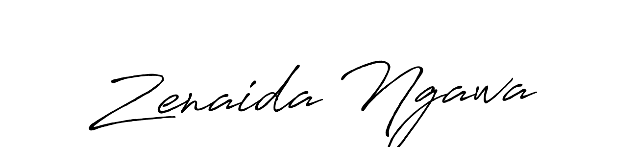 Make a beautiful signature design for name Zenaida Ngawa. Use this online signature maker to create a handwritten signature for free. Zenaida Ngawa signature style 7 images and pictures png