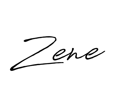 Make a beautiful signature design for name Zene. With this signature (Antro_Vectra_Bolder) style, you can create a handwritten signature for free. Zene signature style 7 images and pictures png