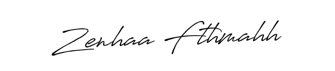 Antro_Vectra_Bolder is a professional signature style that is perfect for those who want to add a touch of class to their signature. It is also a great choice for those who want to make their signature more unique. Get Zenhaa Fthmahh name to fancy signature for free. Zenhaa Fthmahh signature style 7 images and pictures png