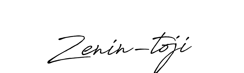 How to make Zenin-toji name signature. Use Antro_Vectra_Bolder style for creating short signs online. This is the latest handwritten sign. Zenin-toji signature style 7 images and pictures png