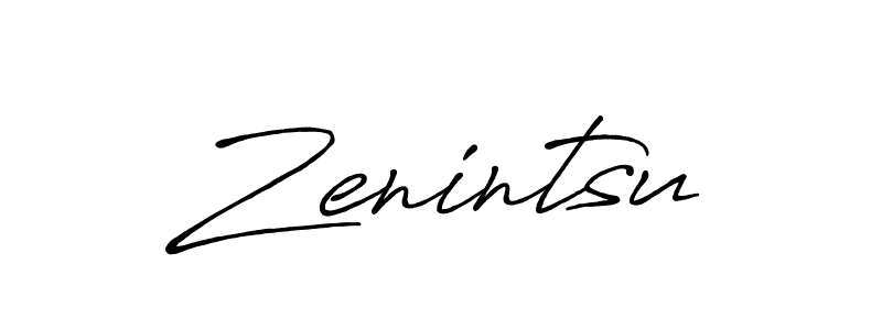 Once you've used our free online signature maker to create your best signature Antro_Vectra_Bolder style, it's time to enjoy all of the benefits that Zenintsu name signing documents. Zenintsu signature style 7 images and pictures png